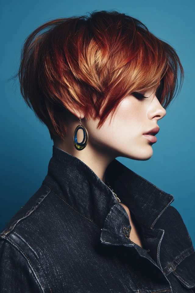 Short Feathered Haircut Softness - photo 2