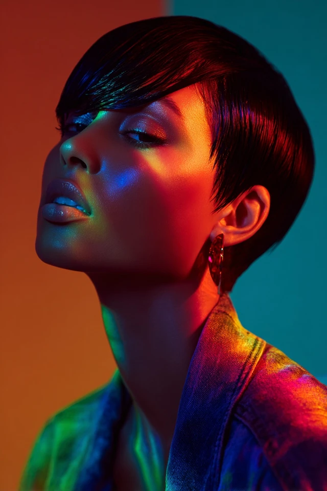 Ultra Short Blunt Haircut Shine - photo 2