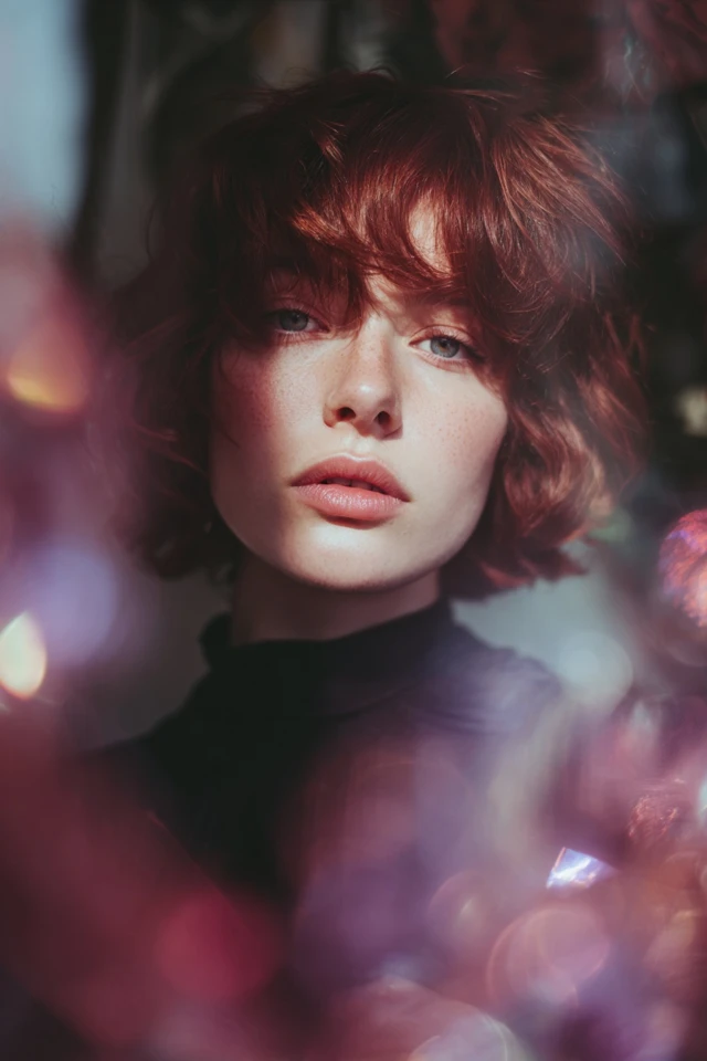 Collarbone-Length Blunt Haircut