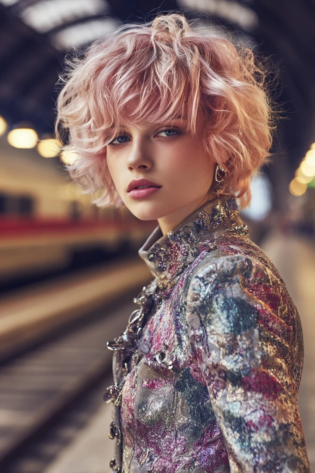 Collarbone-Length Textured Haircut - photo 3