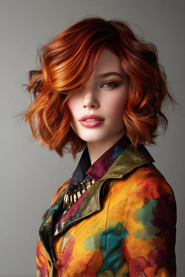 Shoulder-Length Wavy Haircut - photo 3