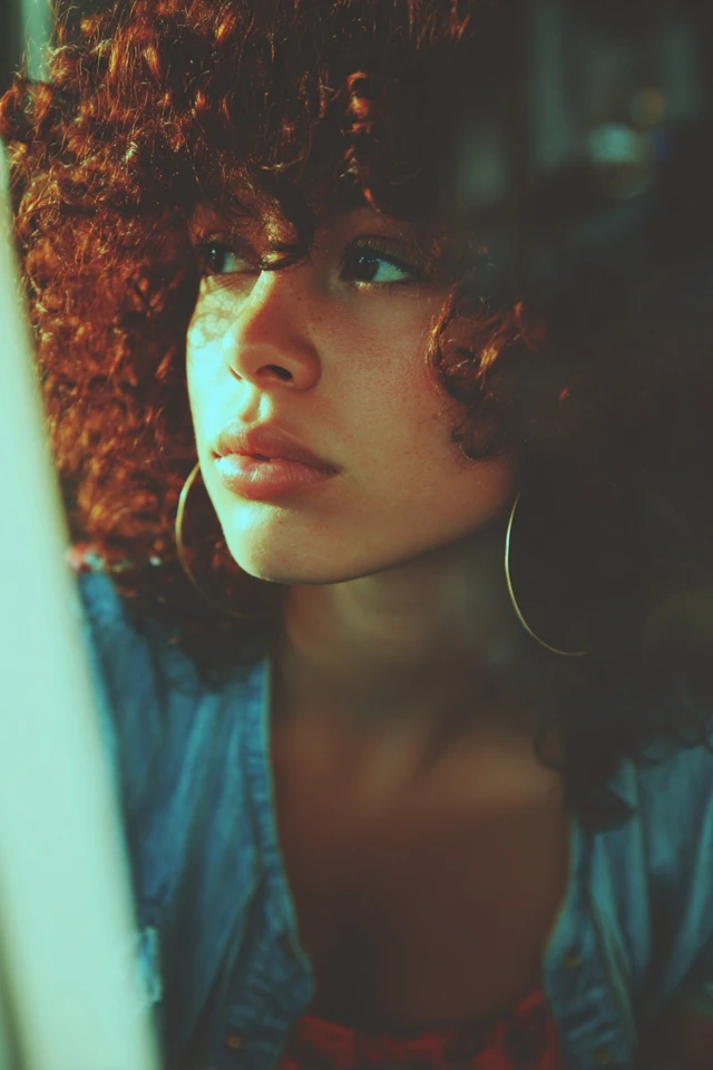 Armpit-Length Curly Haircut
