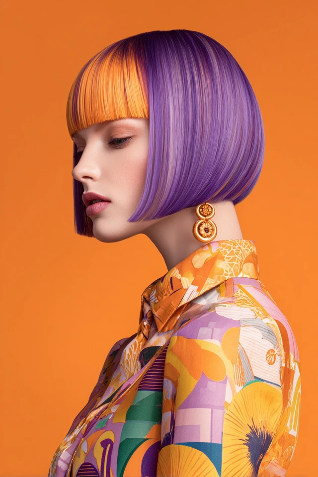 Medium Blunt Haircut Sleek - photo 3