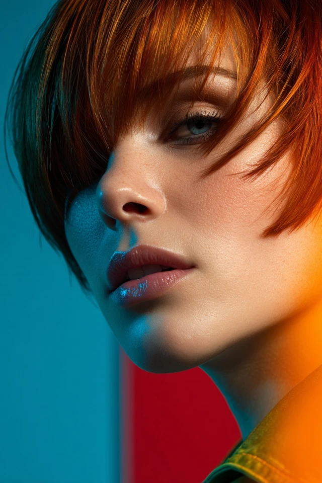 Short Angled Haircut Edge - photo 3