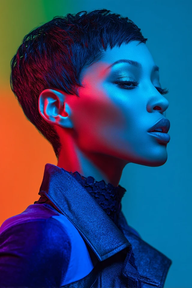 Tapered Short Haircut Snatched - photo 3