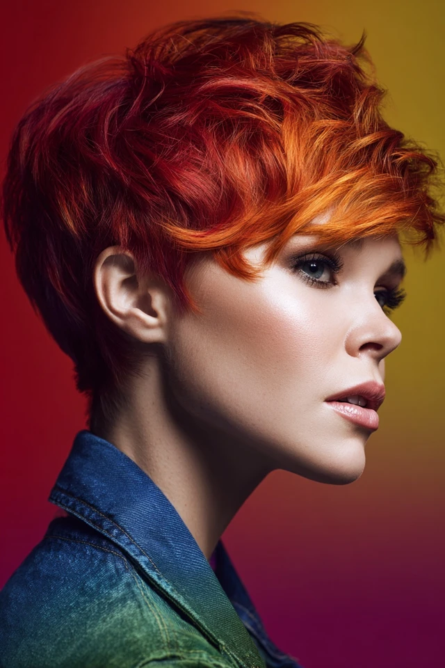 Short Messy Haircut Cool-Girl - photo 3