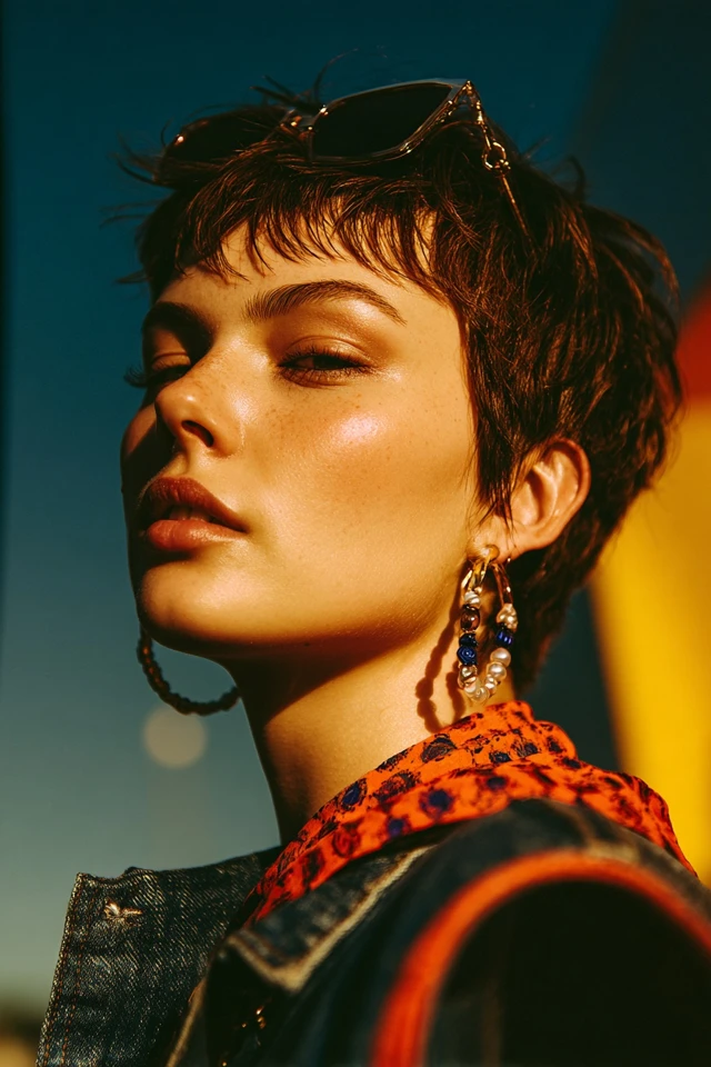Short Feathered Haircut Softness - photo 3