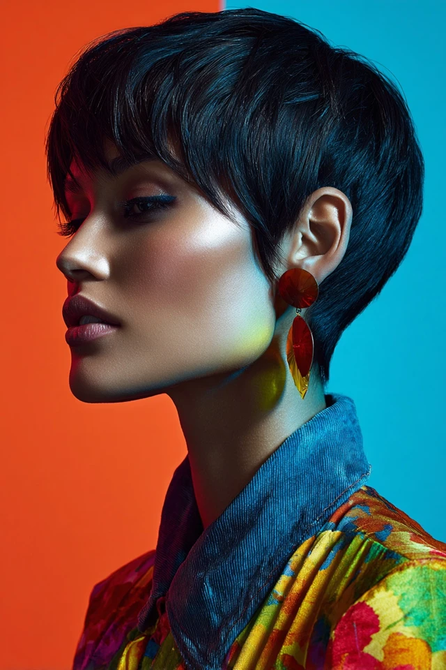 Ultra Short Blunt Haircut Shine - photo 3