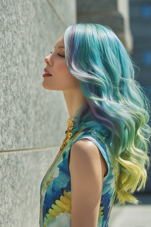 Mid-Back Wavy Haircut Dreamy