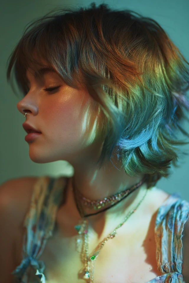 Collarbone-Length Shag Haircut - photo 4