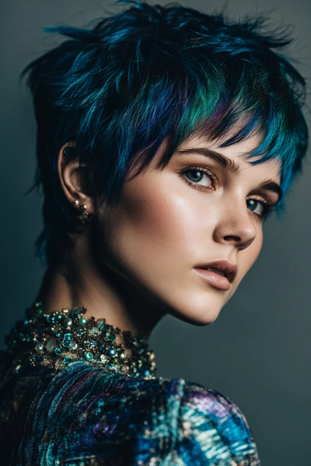 Short Feathered Haircut Softness - photo 4