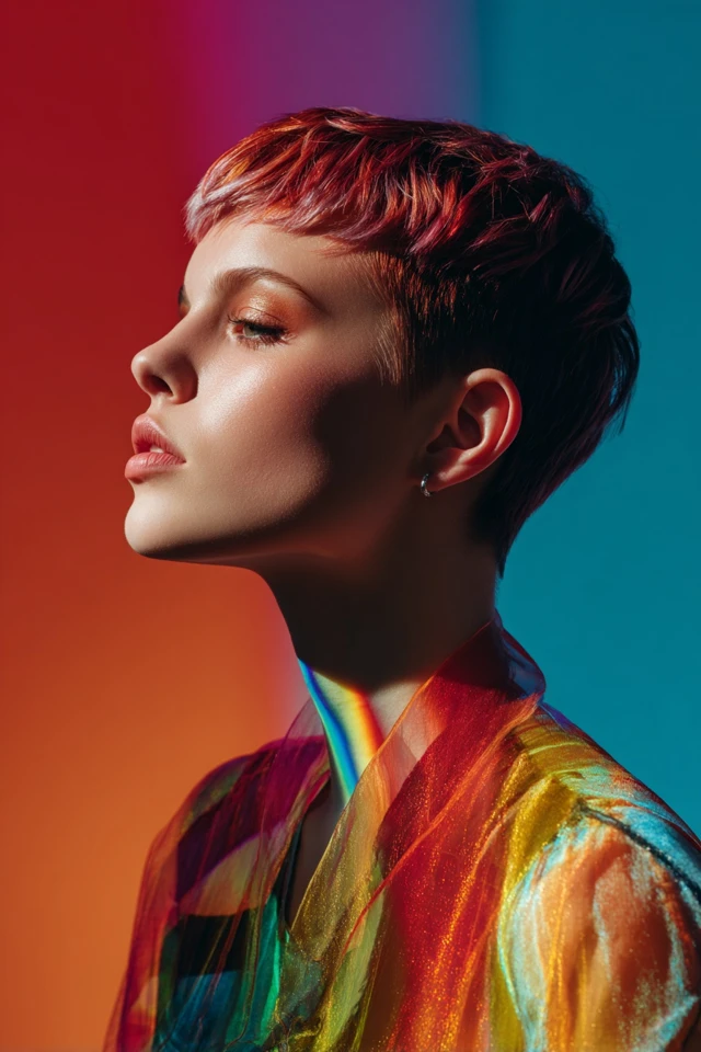 Ultra Short Blunt Haircut Shine - photo 4
