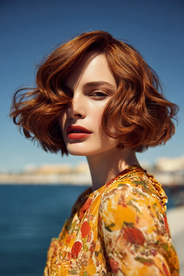 Collarbone-Length Wavy Haircut - photo 4