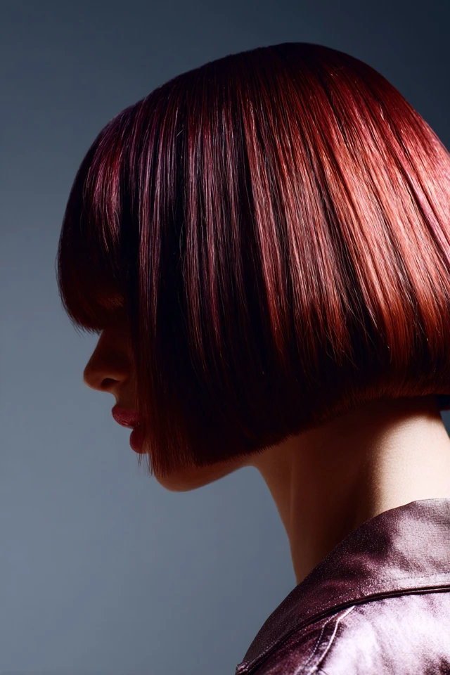 Collarbone-Length Blunt Haircut - photo 4