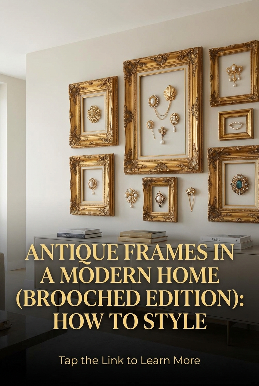 Antique Frames in a Modern Home (Brooched Edition): How to Style - photo 2