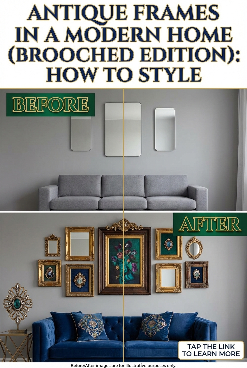 Antique Frames in a Modern Home (Brooched Edition): How to Style - photo 5