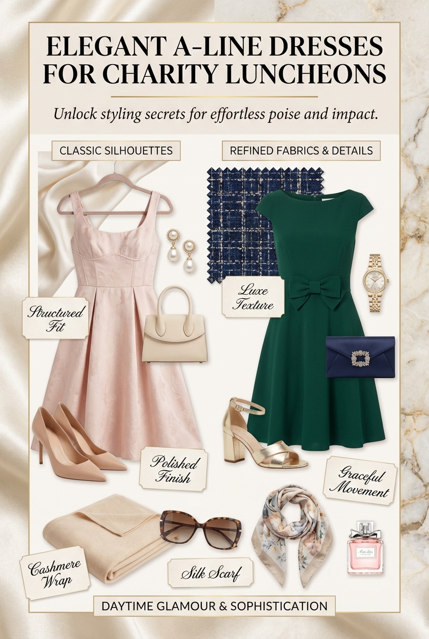 Elegant A Line Dresses For Charity Luncheons - photo 4