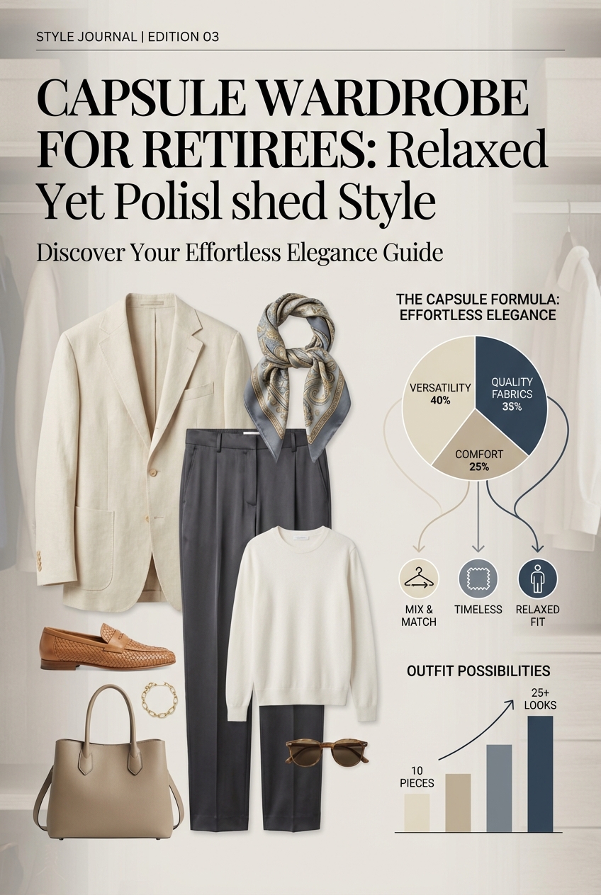 Capsule Wardrobe For Retirees Relaxed Yet Polished Style - photo 3