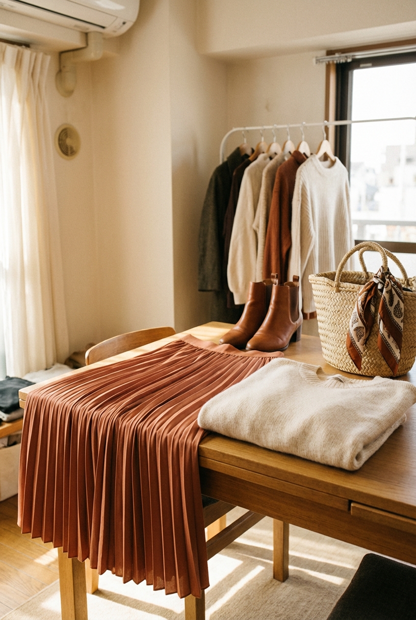 Classic Midi Skirts With Subtle Volume