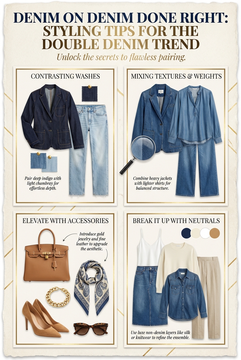 Denim On Denim Done Right Styling Tips For The Double Denim Trend - photo 4