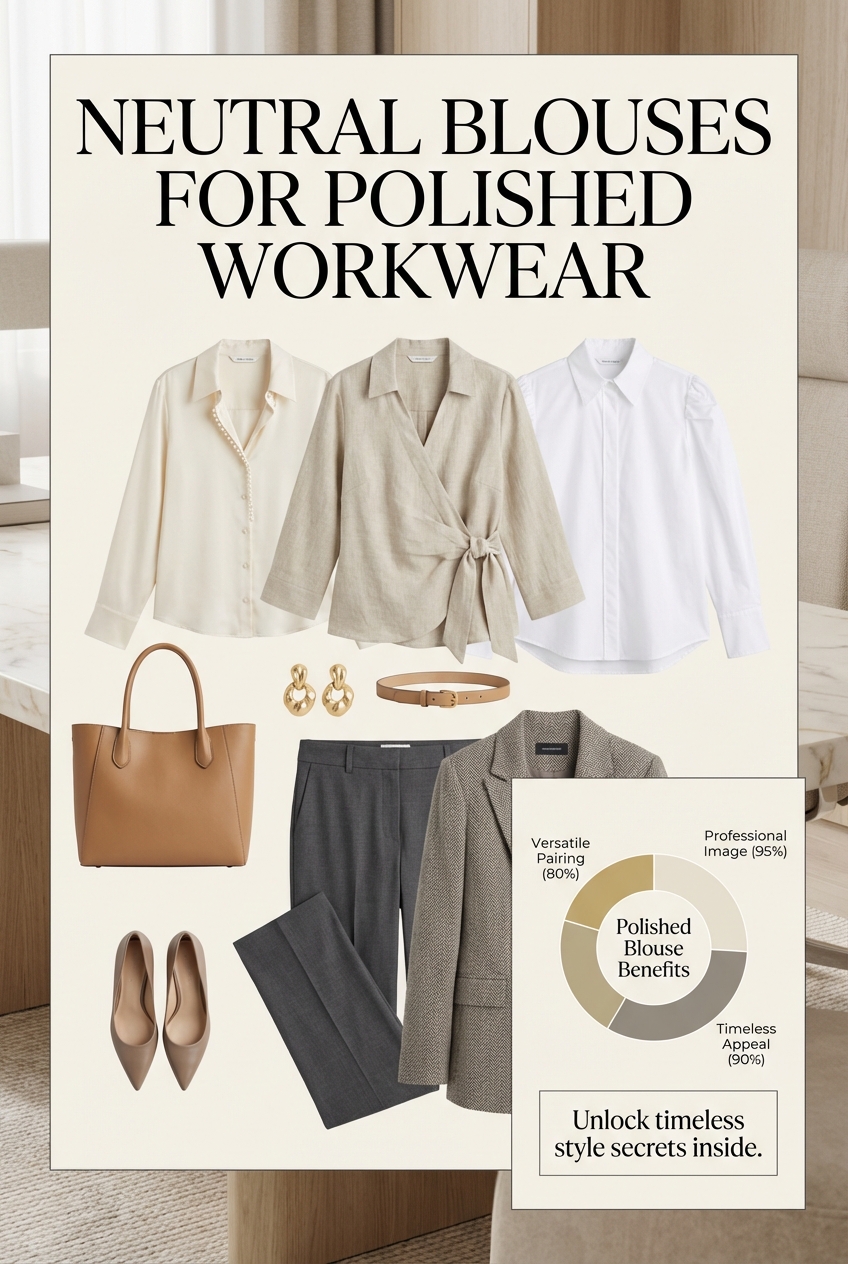 Neutral Blouses For Polished Workwear - photo 3