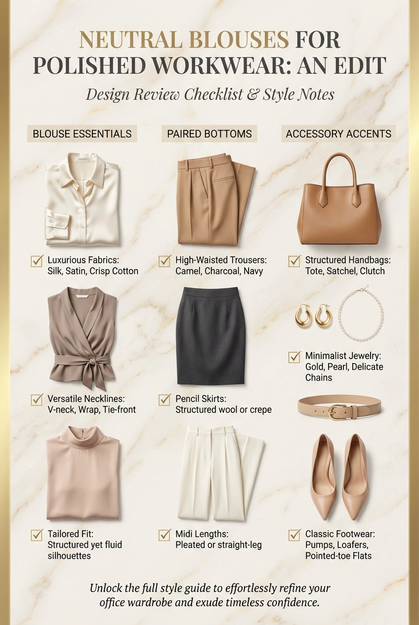 Neutral Blouses For Polished Workwear - photo 5