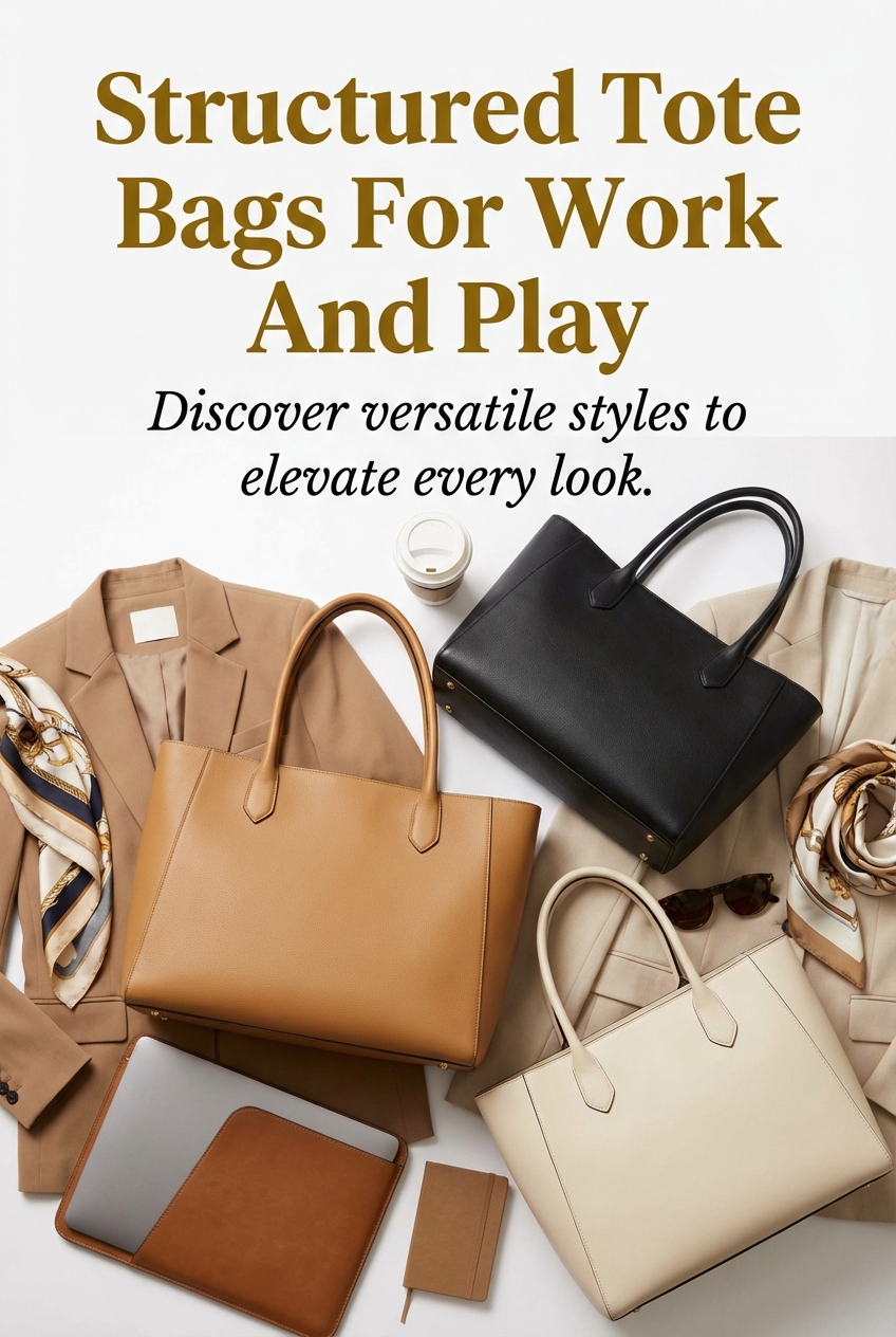 Structured Tote Bags For Work And Play - photo 2