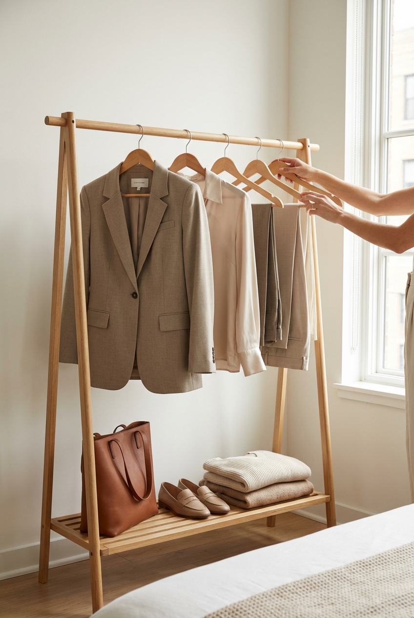 The Minimalist Capsule Wardrobe For Busy Professionals