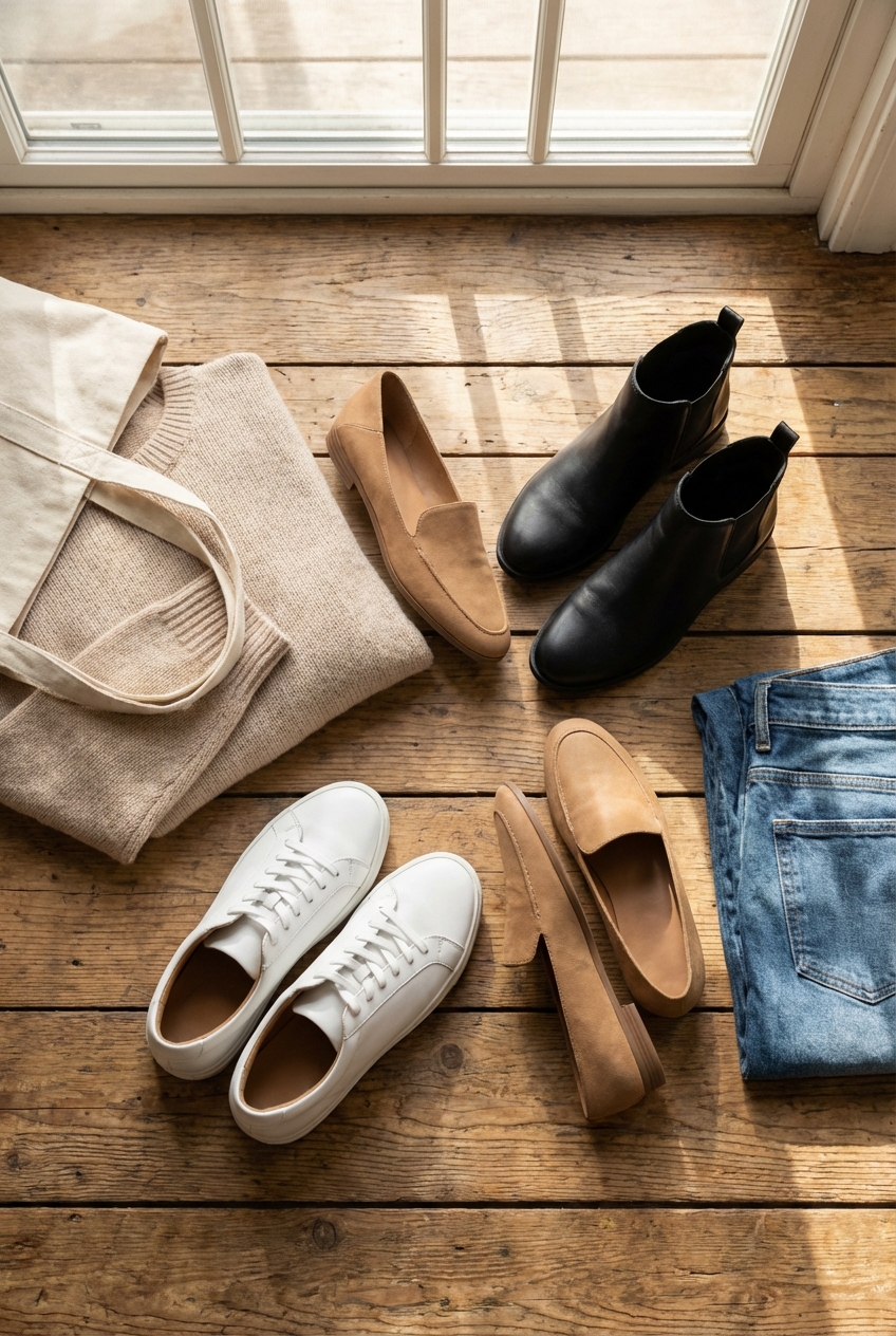 The Most Comfortable Shoes For A Capsule Wardrobe
