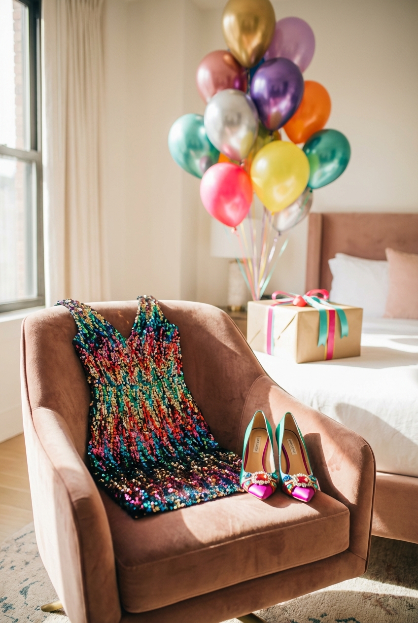 Vibrant Party Dresses For Birthday Celebrations