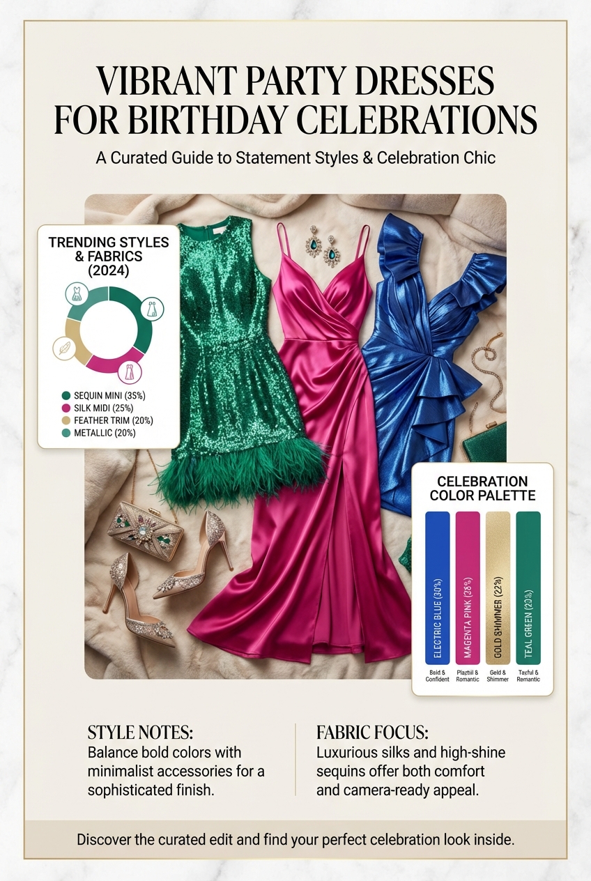 Vibrant Party Dresses For Birthday Celebrations - photo 3
