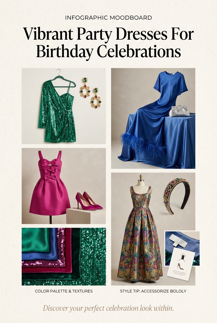 Vibrant Party Dresses For Birthday Celebrations - photo 4