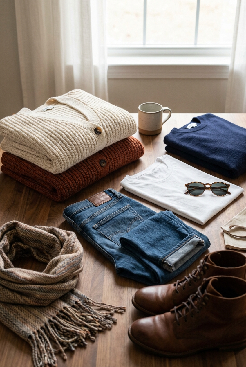 Cardigans And Crewnecks Knitwear Essentials For Layering