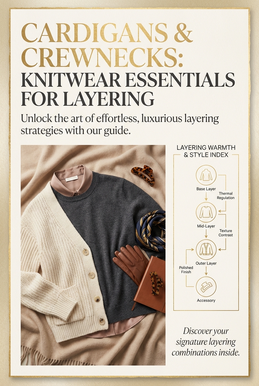 Cardigans And Crewnecks Knitwear Essentials For Layering - photo 3