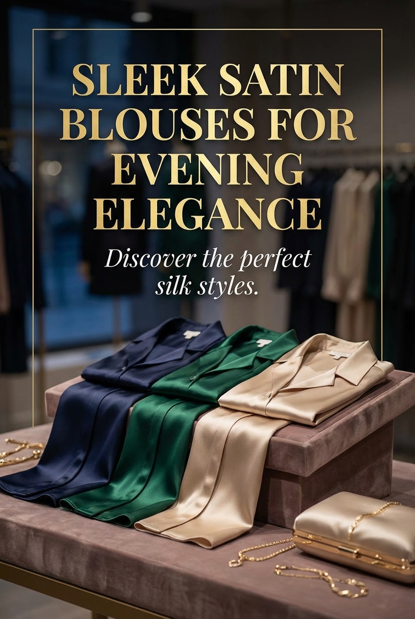 Sleek Satin Blouses For Evening Elegance - photo 2