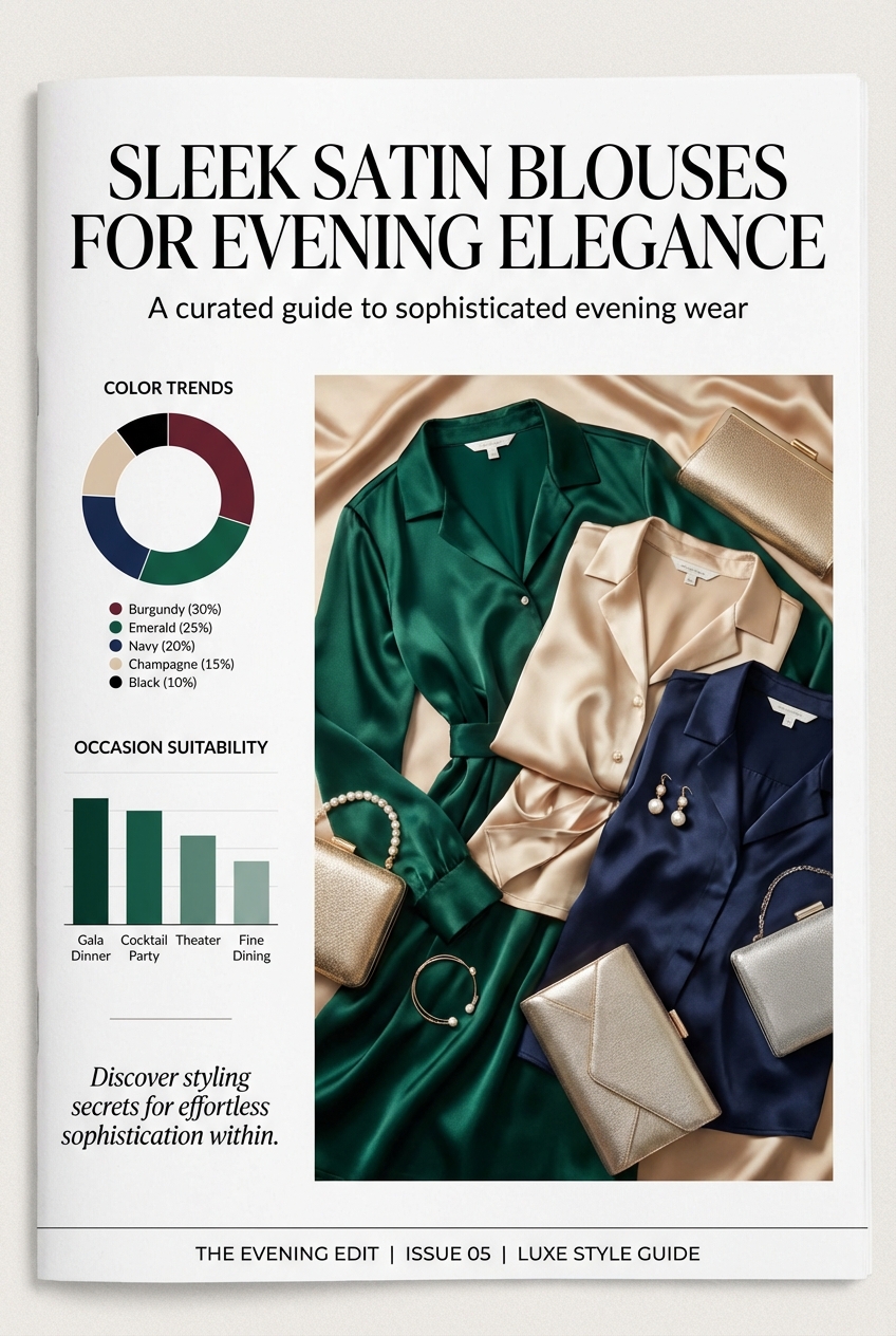 Sleek Satin Blouses For Evening Elegance - photo 3