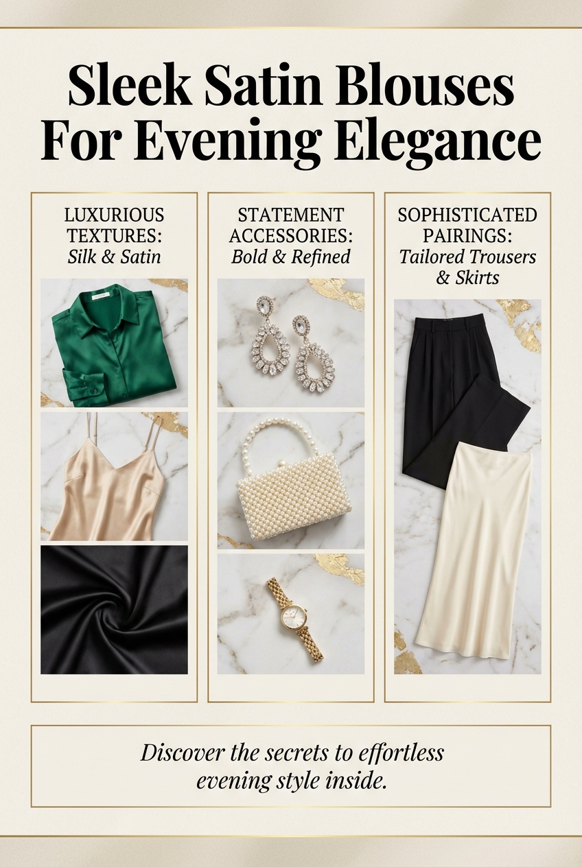 Sleek Satin Blouses For Evening Elegance - photo 4