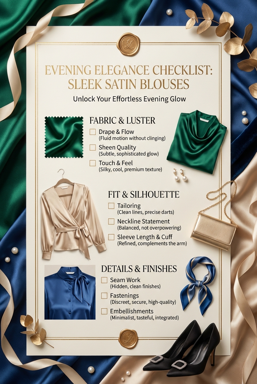 Sleek Satin Blouses For Evening Elegance - photo 5