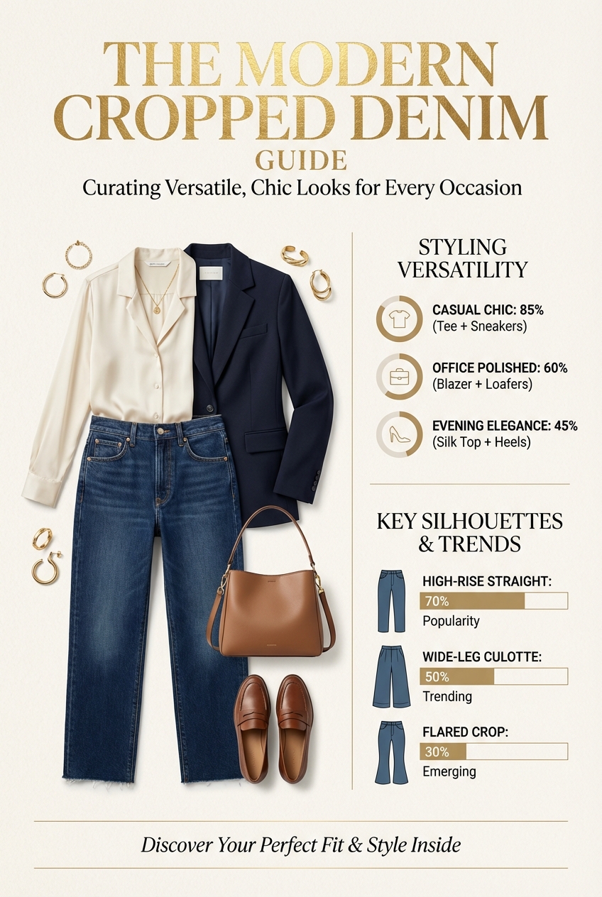 Cropped Denim Jeans For Modern Outfits - photo 3