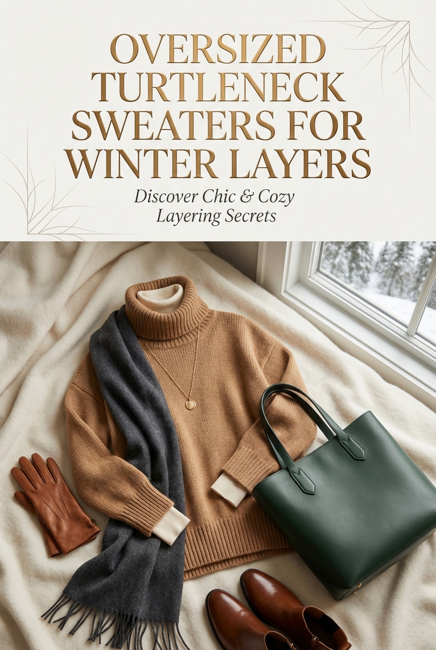 Oversized Turtleneck Sweaters For Winter Layers - photo 2