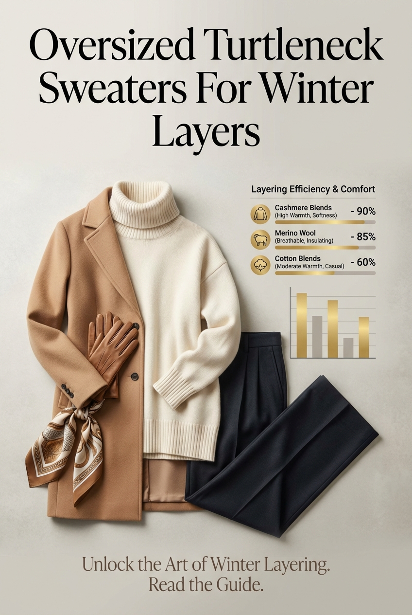 Oversized Turtleneck Sweaters For Winter Layers - photo 3