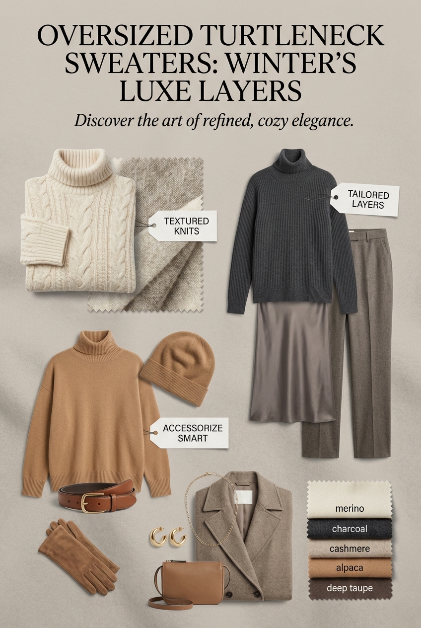 Oversized Turtleneck Sweaters For Winter Layers - photo 4