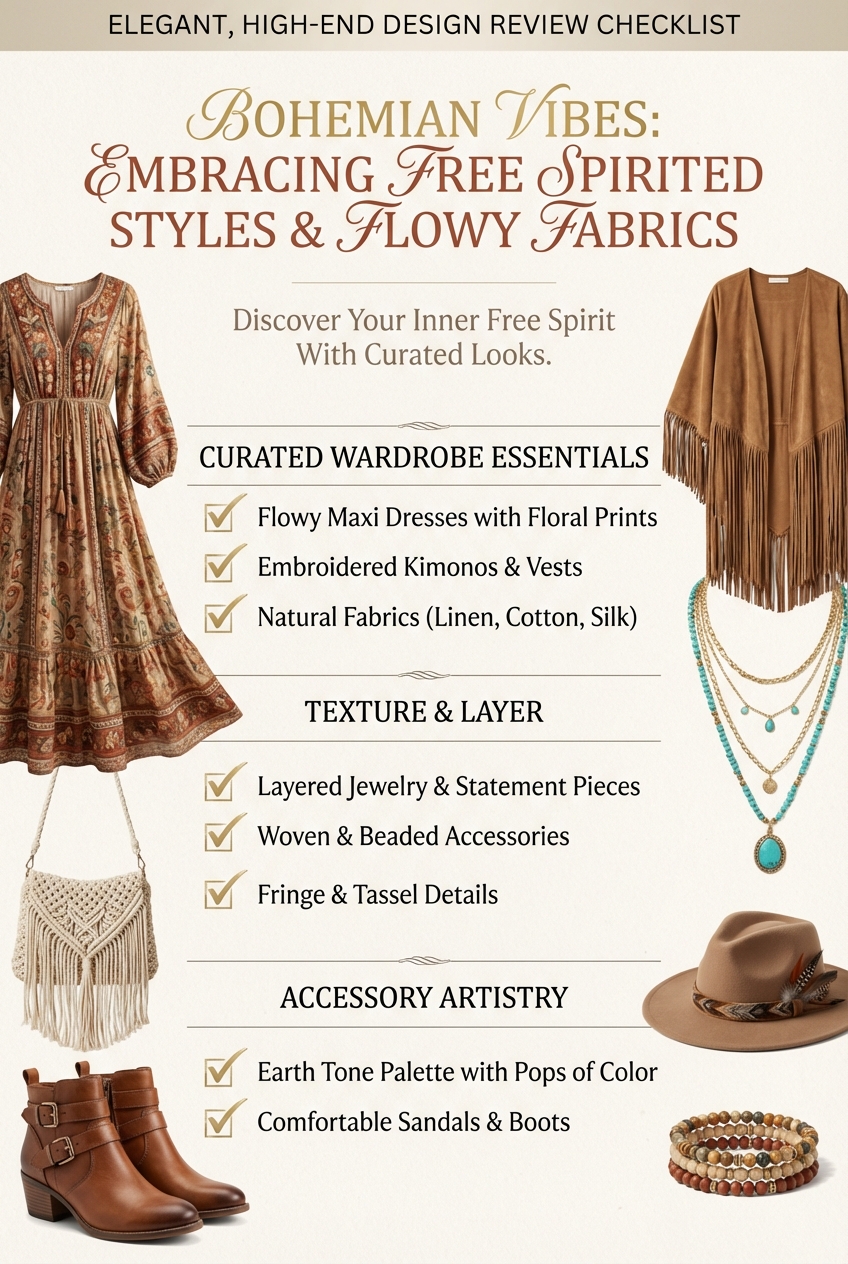 Bohemian Vibes Embracing Free Spirited Styles And Flowy Fabrics - photo 5