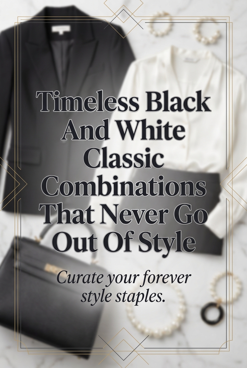 Timeless Black And White Classic Combinations That Never Go Out Of Style - photo 2