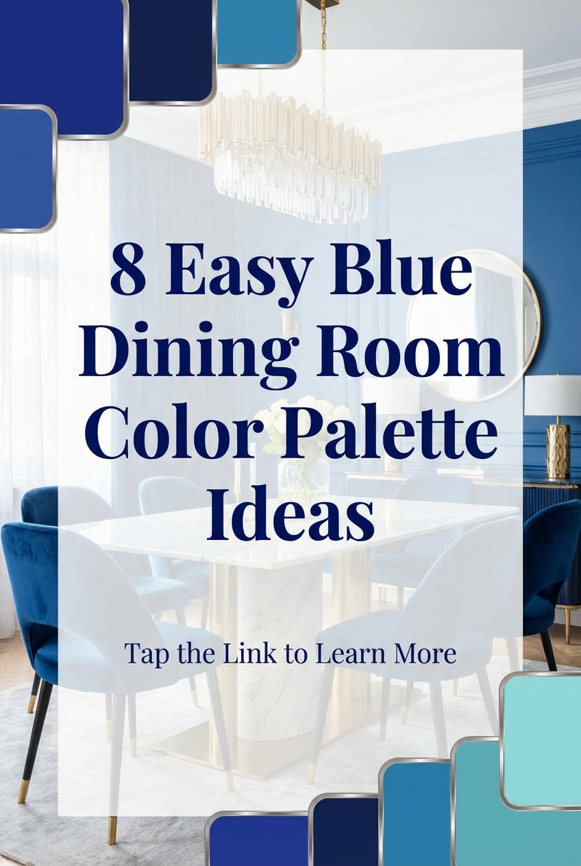 8 Easy Blue Dining Room Color Palette Ideas - photo 2