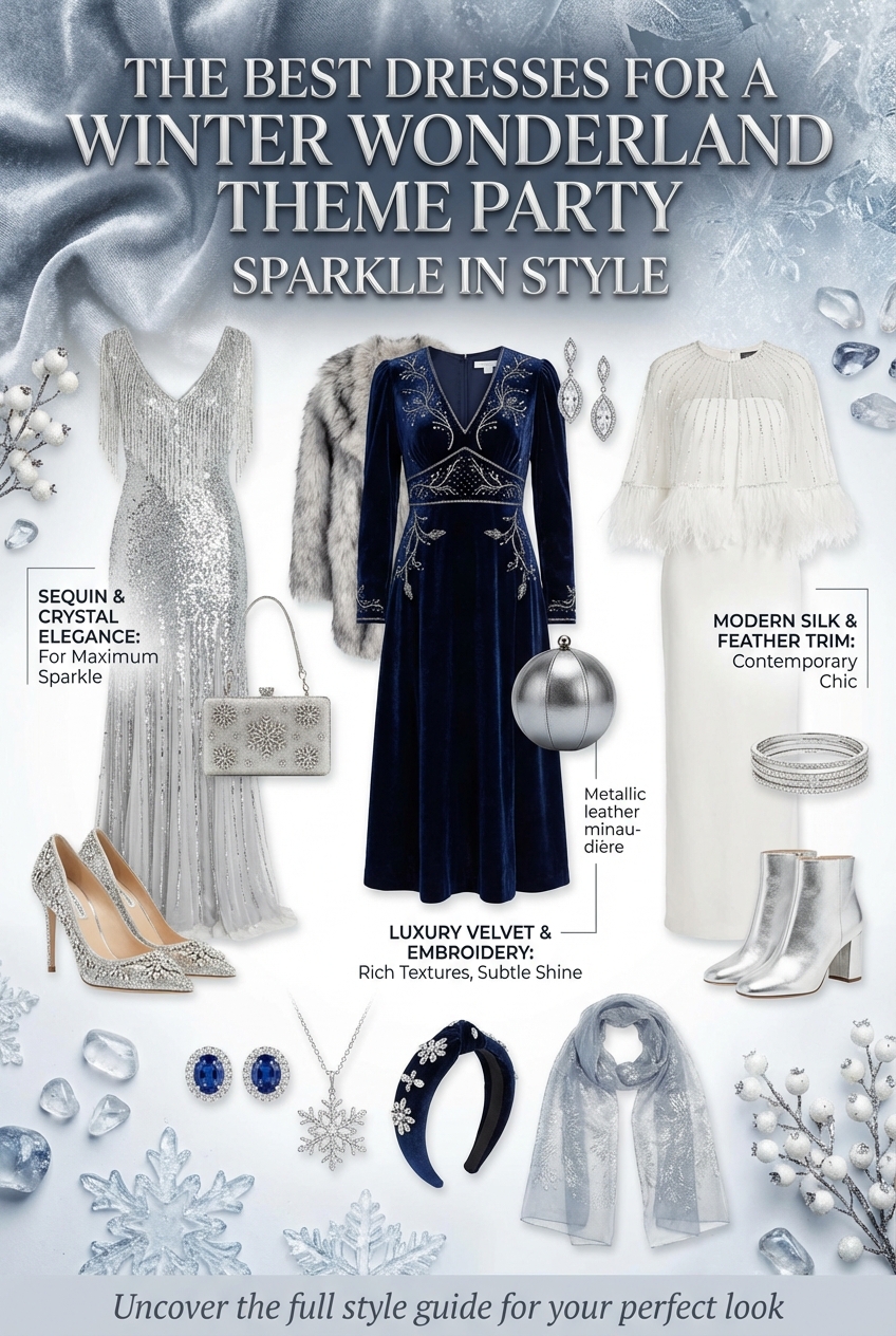 The Best Dresses For A Winter Wonderland Theme Party Sparkle In Style - photo 4