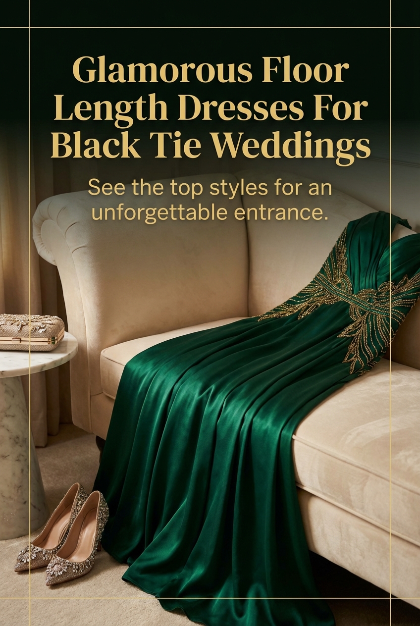Glamorous Floor Length Dresses For Black Tie Weddings - photo 2
