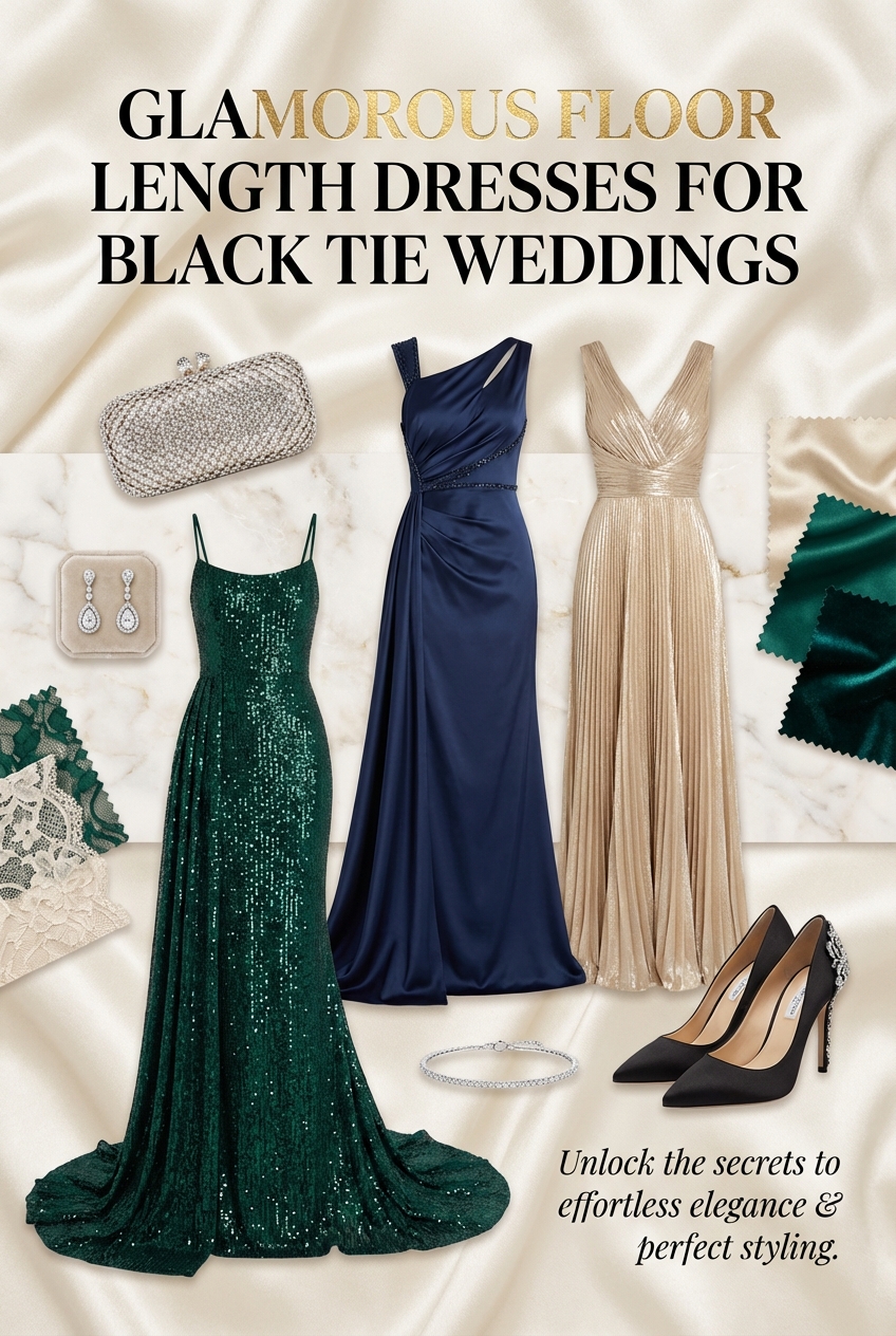 Glamorous Floor Length Dresses For Black Tie Weddings - photo 4