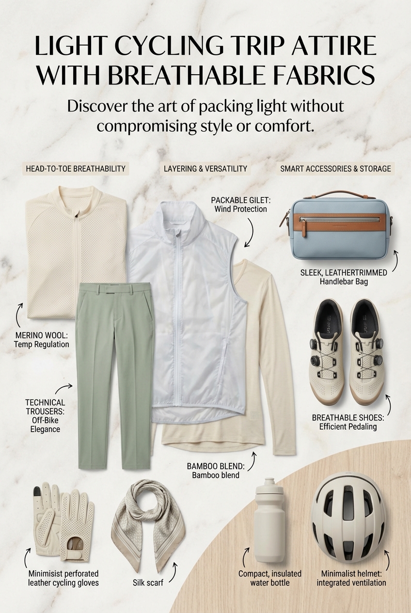 Light Cycling Trip Attire With Breathable Fabrics - photo 4