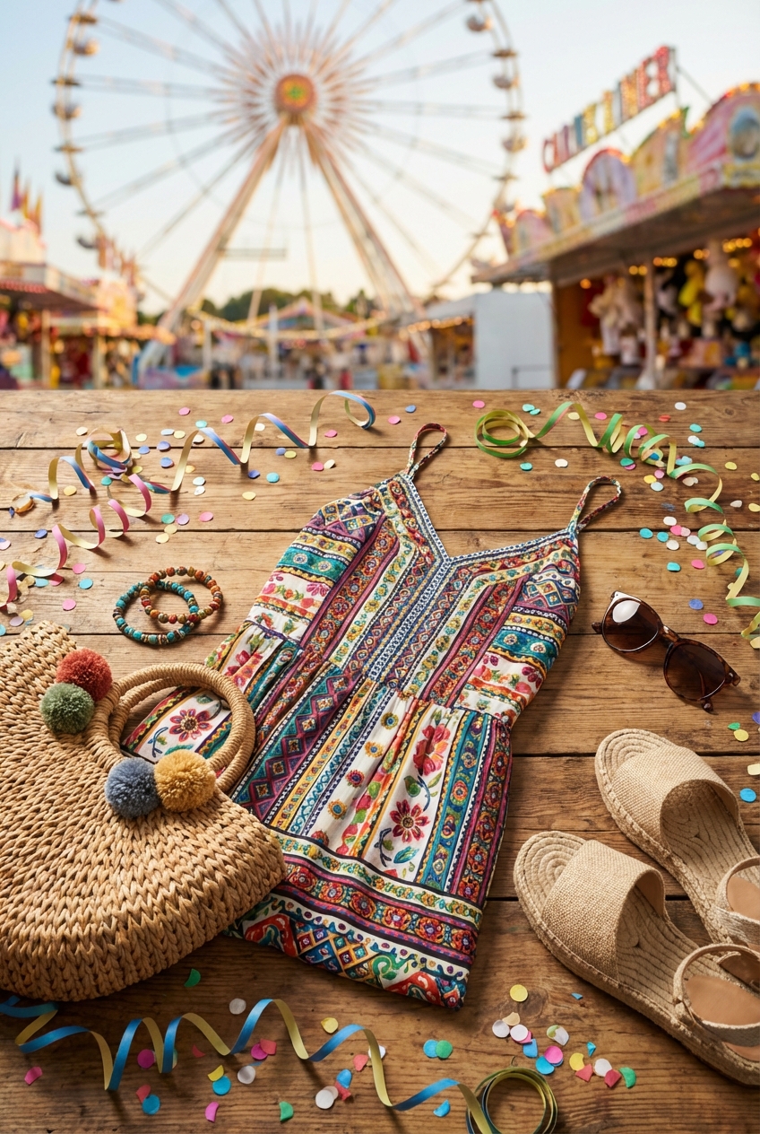 Playful Carnival Looks With Vibrant Patterns Standout Style For A Fun Filled Day
